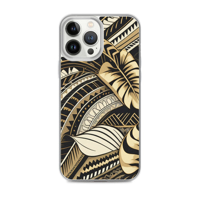 Poly-Tattoo Gold Clear Case for iPhone®