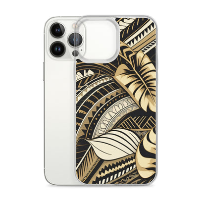 Poly-Tattoo Gold Clear Case for iPhone®