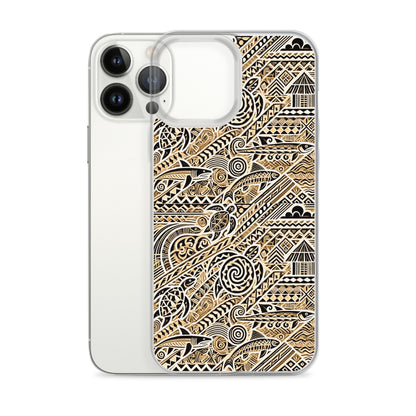 Indigital Tan Clear Case for iPhone®