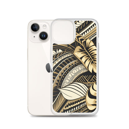 Poly-Tattoo Gold Clear Case for iPhone®