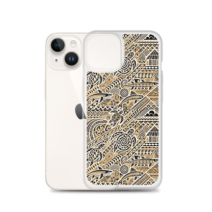 Indigital Tan Clear Case for iPhone®