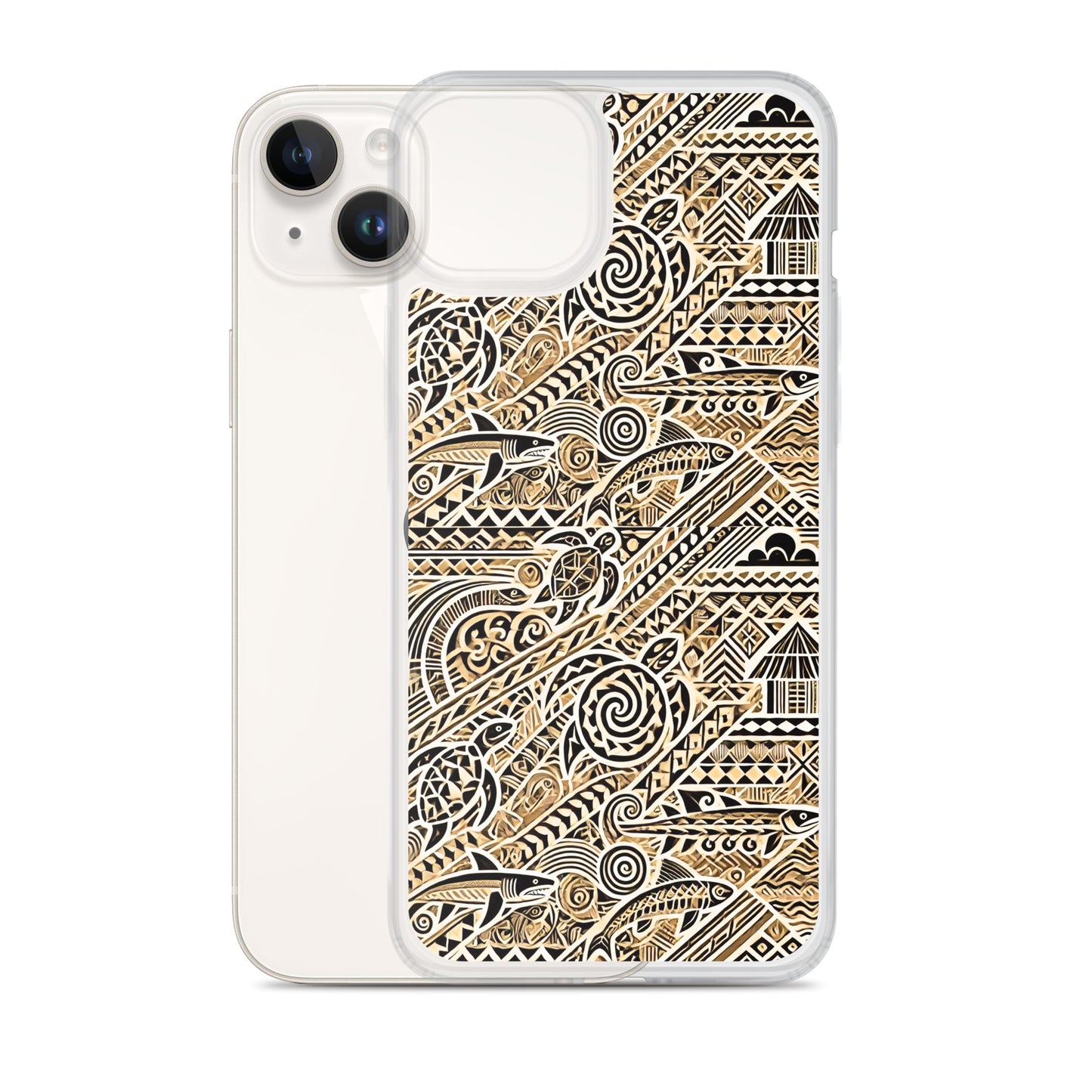 Indigital Tan Clear Case for iPhone®