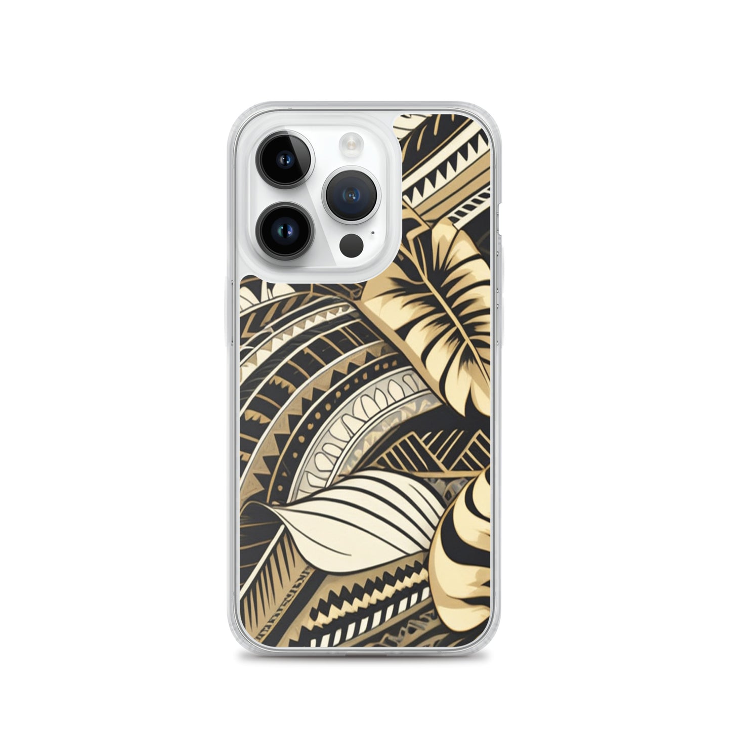 Poly-Tattoo Gold Clear Case for iPhone®