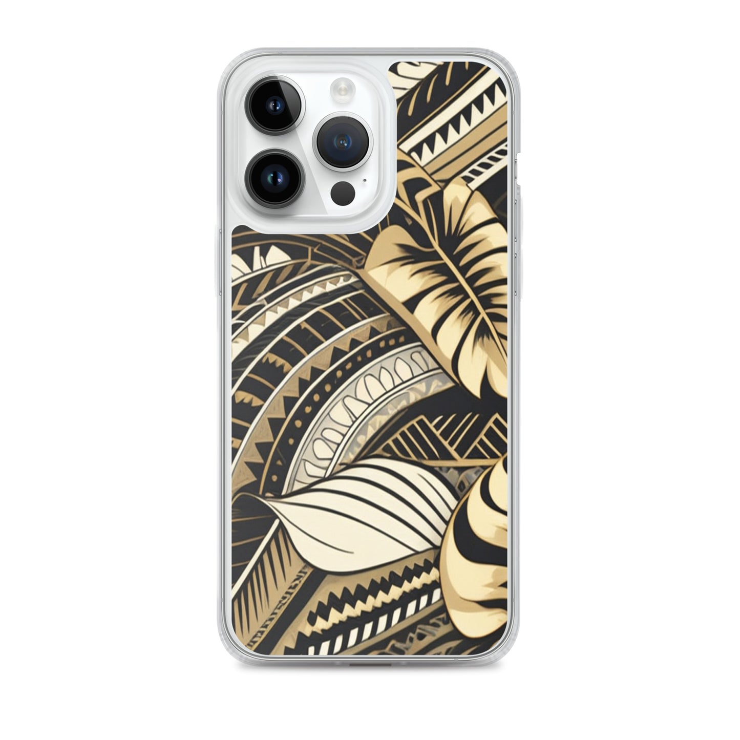 Poly-Tattoo Gold Clear Case for iPhone®