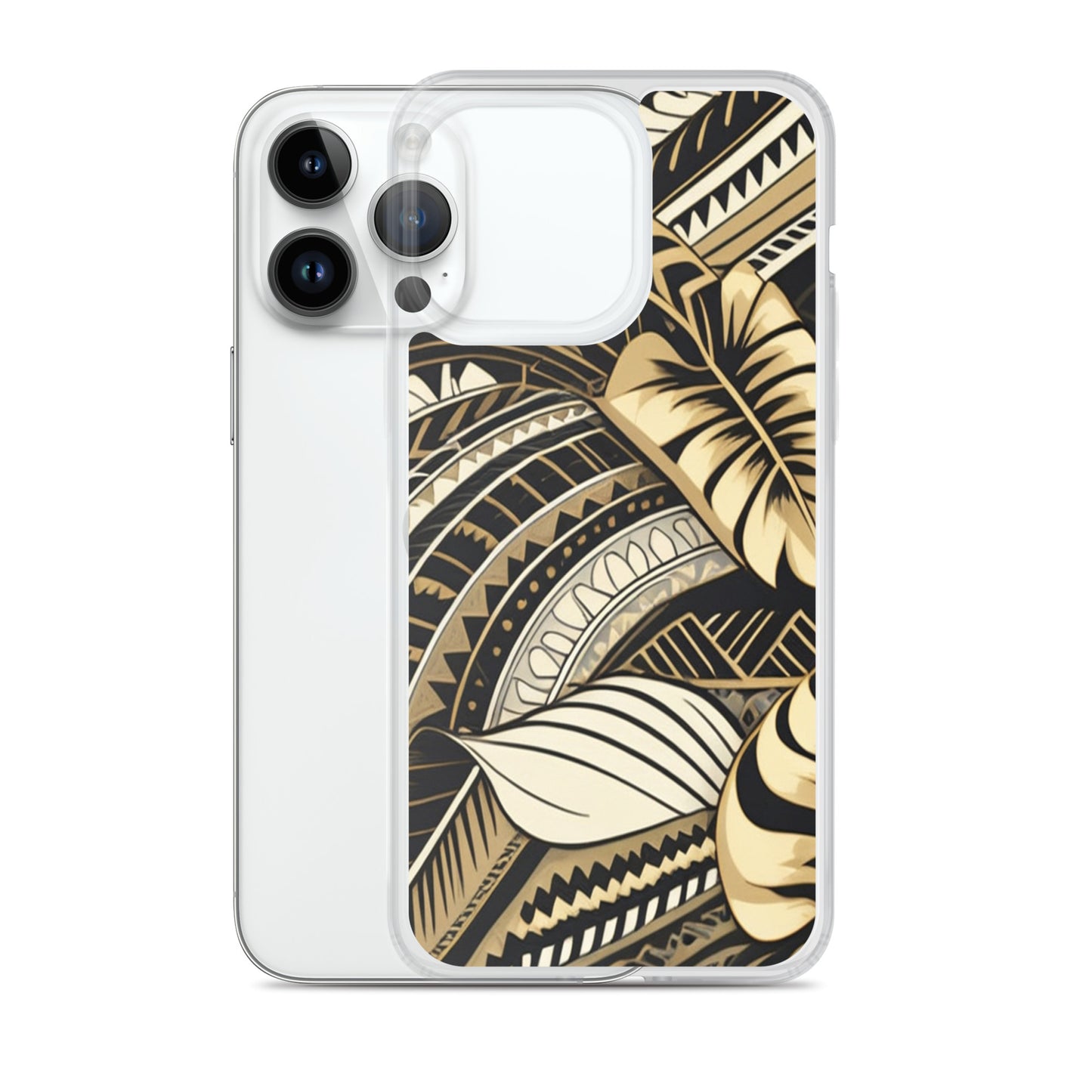 Poly-Tattoo Gold Clear Case for iPhone®