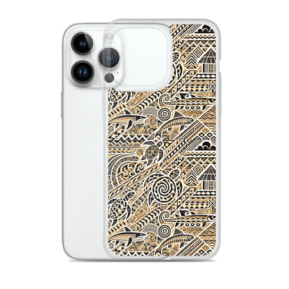 Indigital Tan Clear Case for iPhone®