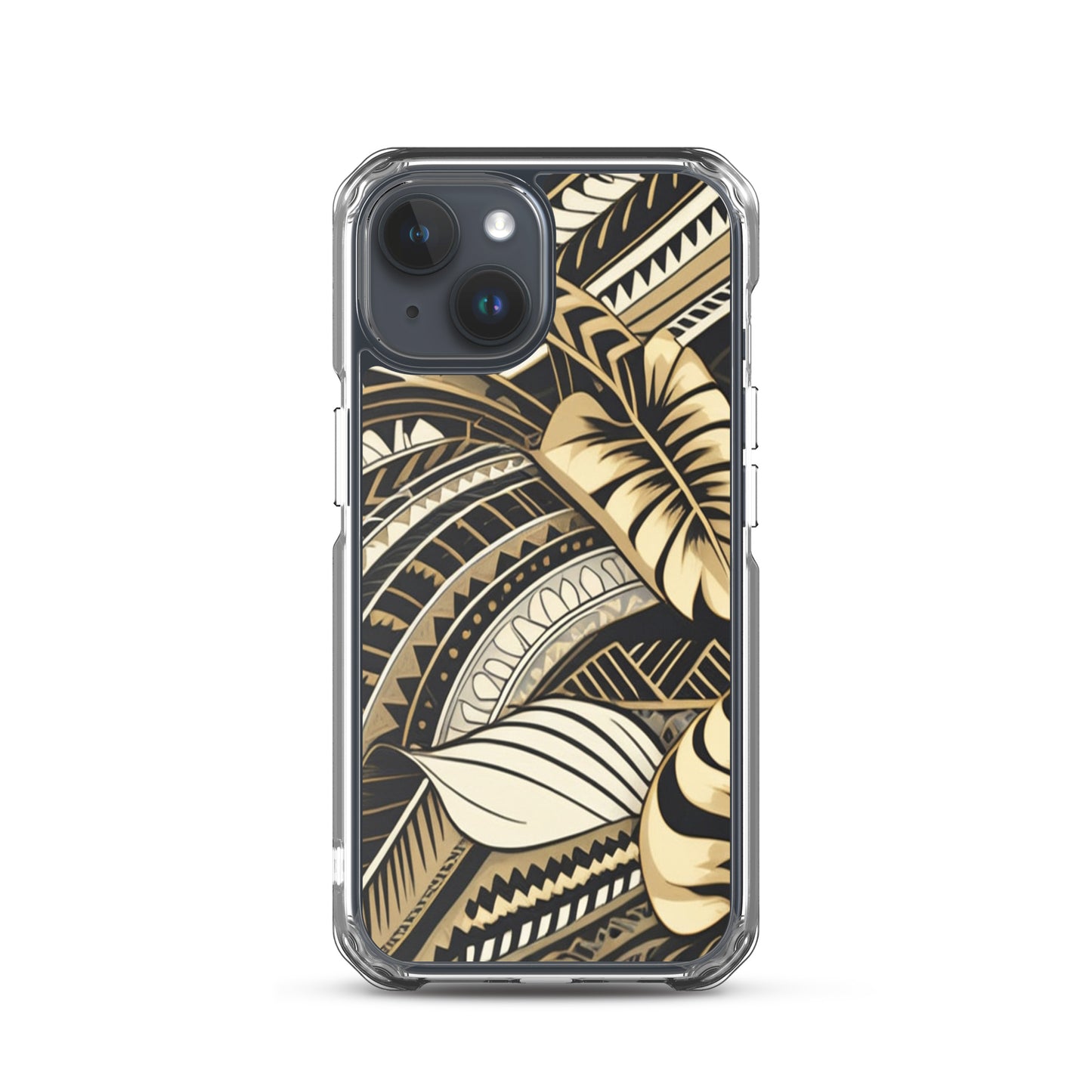 Poly-Tattoo Gold Clear Case for iPhone®