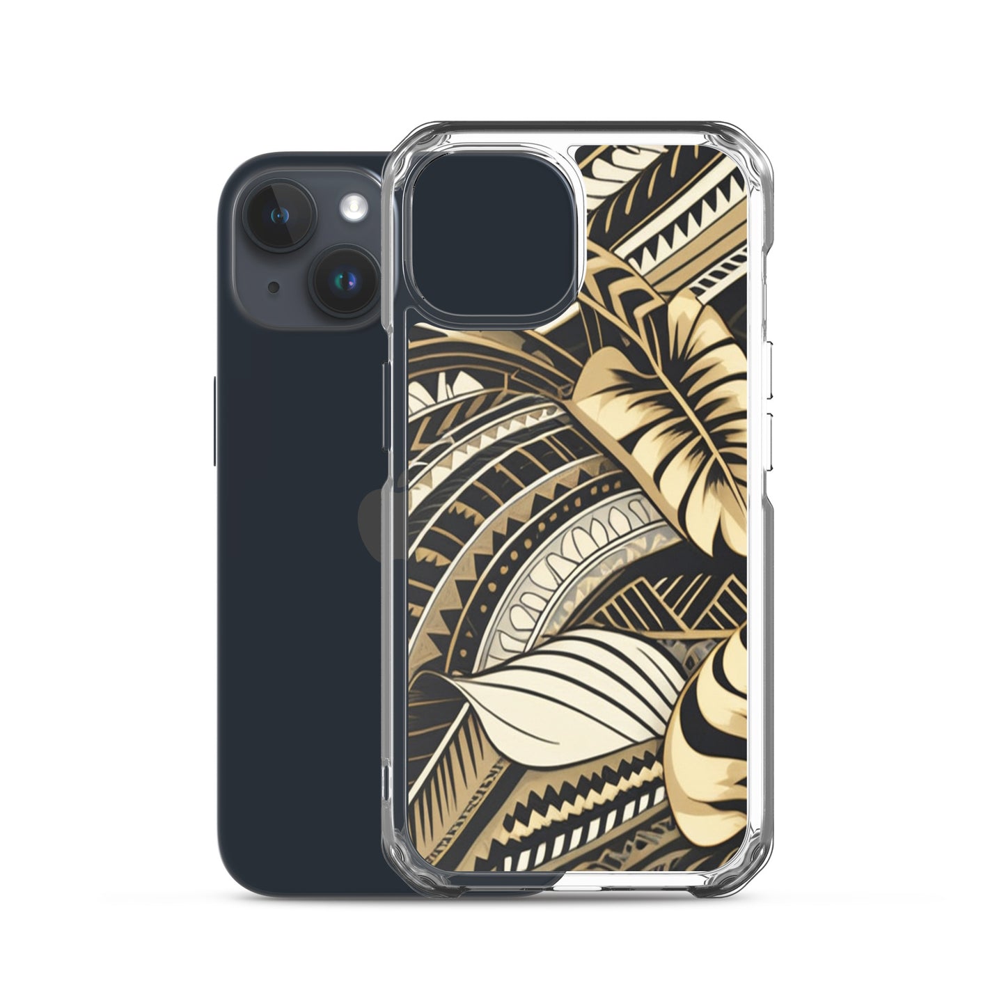 Poly-Tattoo Gold Clear Case for iPhone®