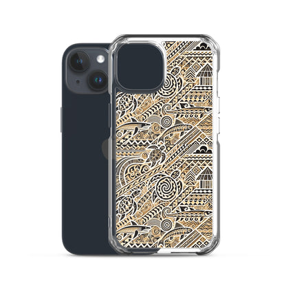 Indigital Tan Clear Case for iPhone®