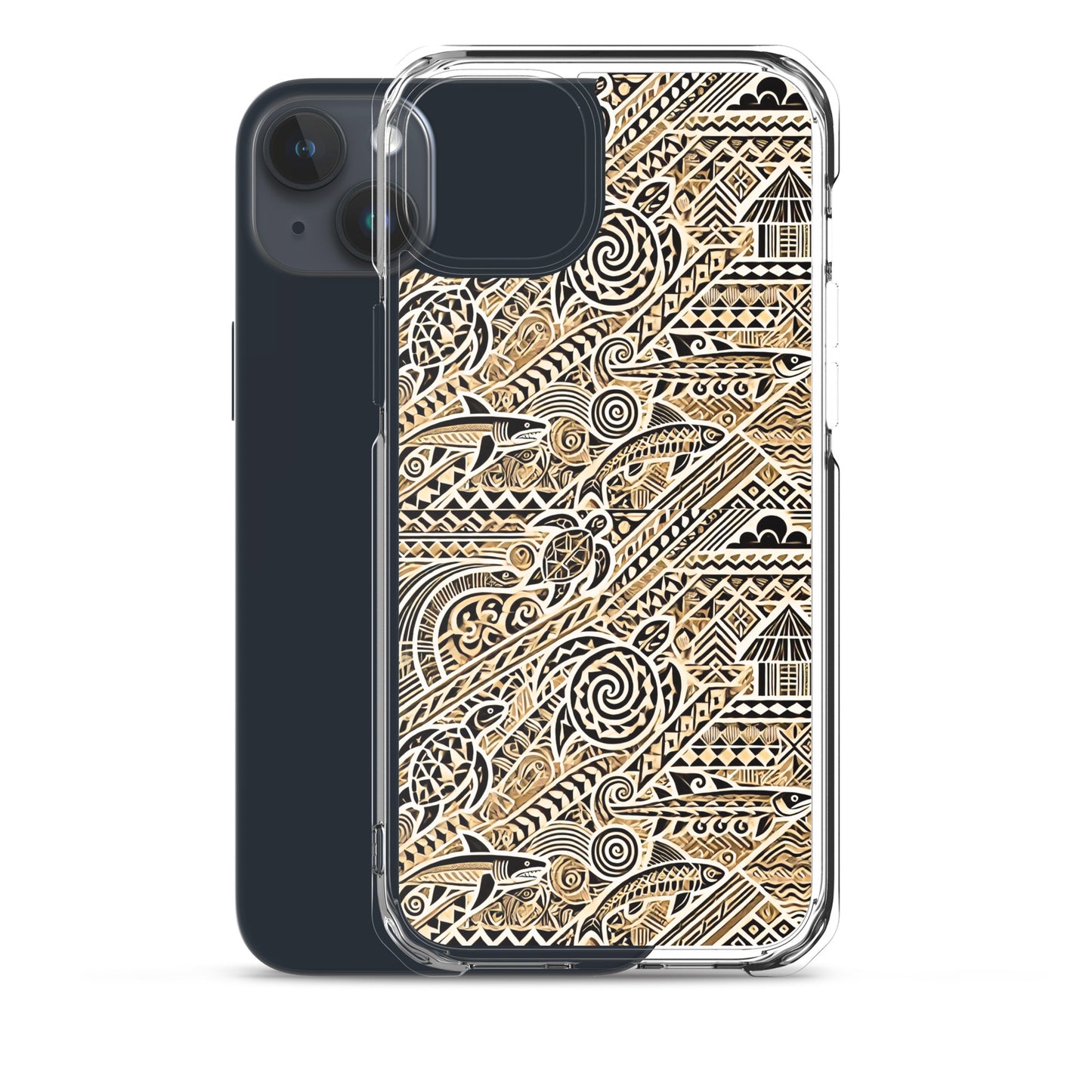 Indigital Tan Clear Case for iPhone®