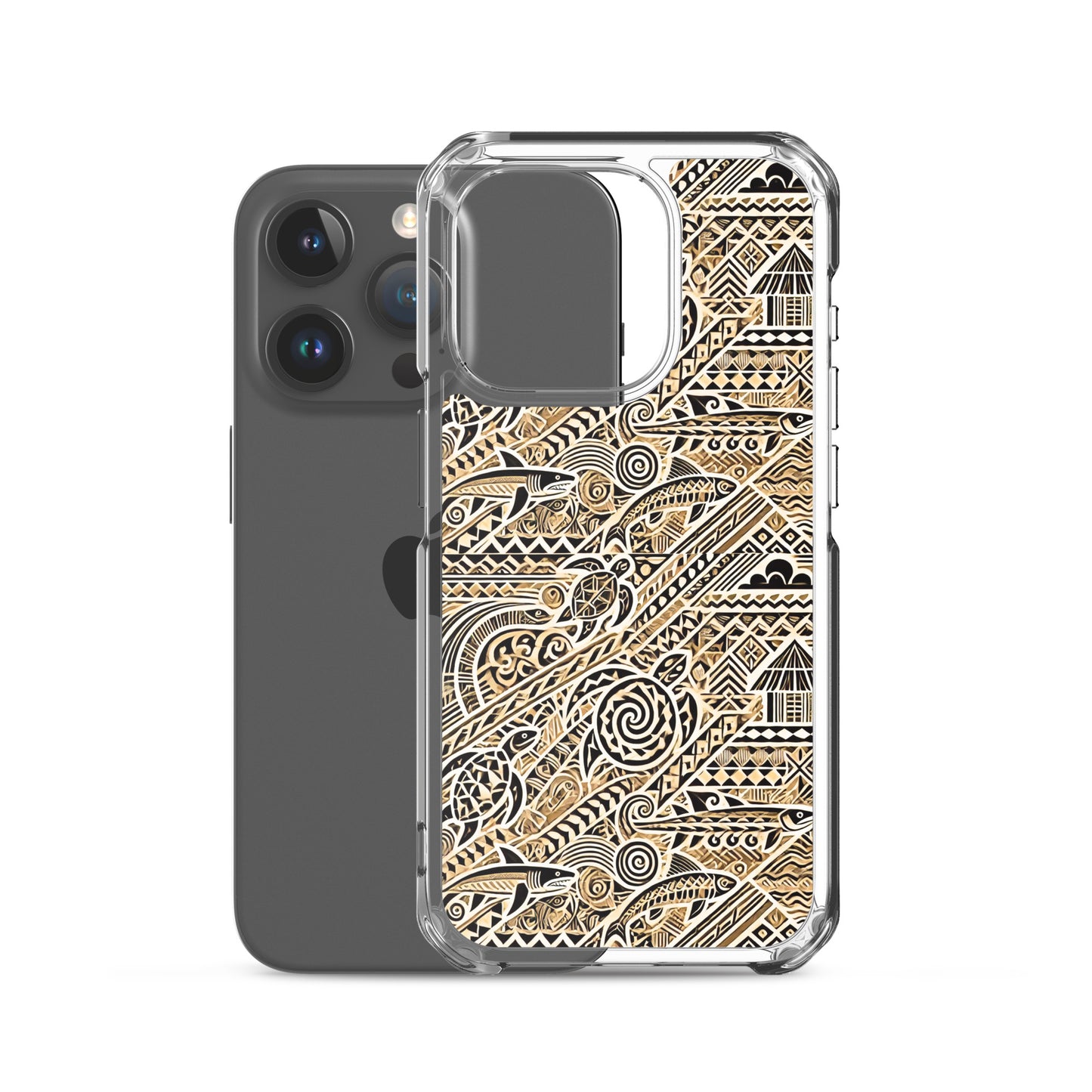 Indigital Tan Clear Case for iPhone®