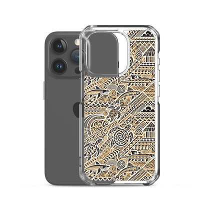 Indigital Tan Clear Case for iPhone®