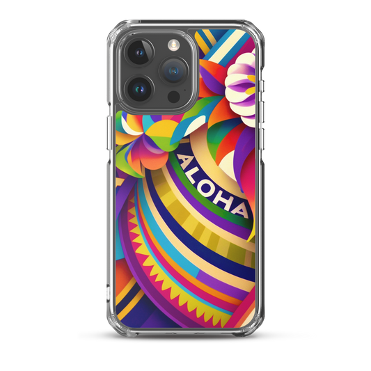 Aloha Swirl Clear Case for iPhone®