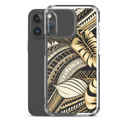 Poly-Tattoo Gold Clear Case for iPhone®