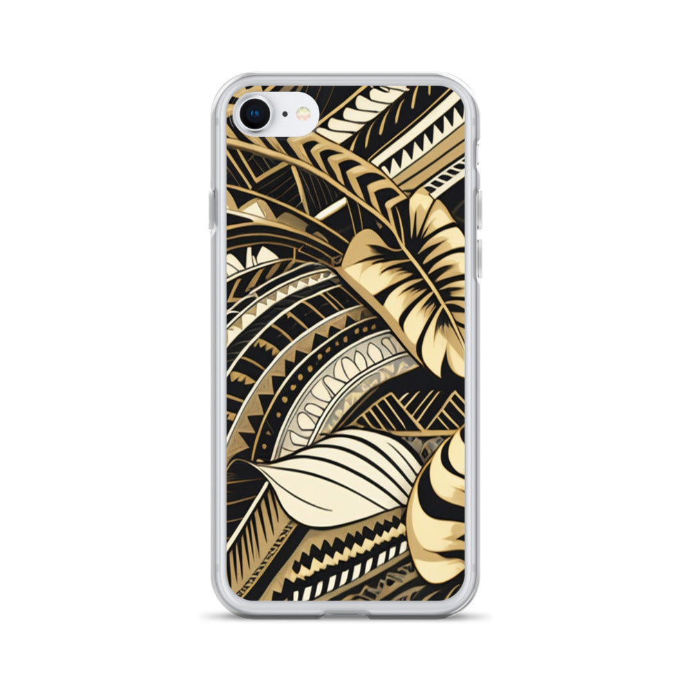 Poly-Tattoo Gold Clear Case for iPhone®