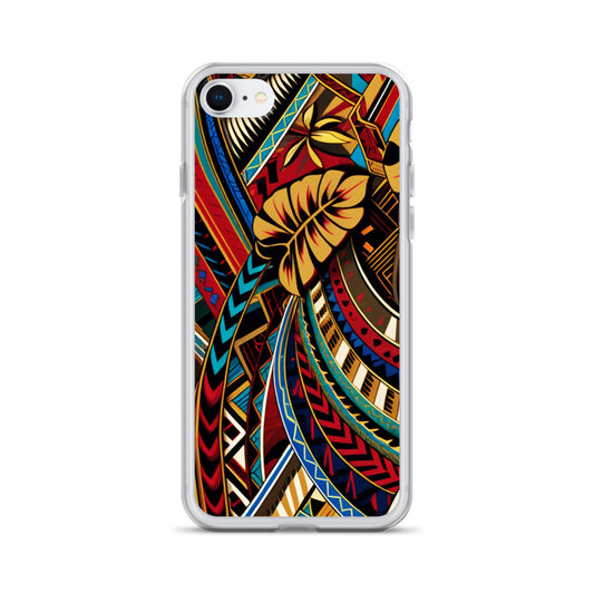 Poly-Swirl Makaha Clear Case for iPhone®