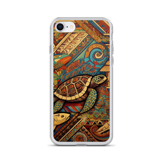 Vintage Turtle Clear Case for iPhone®