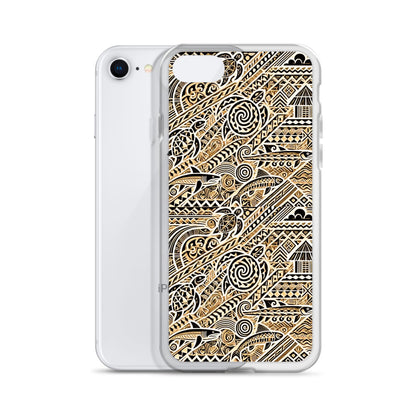 Indigital Tan Clear Case for iPhone®