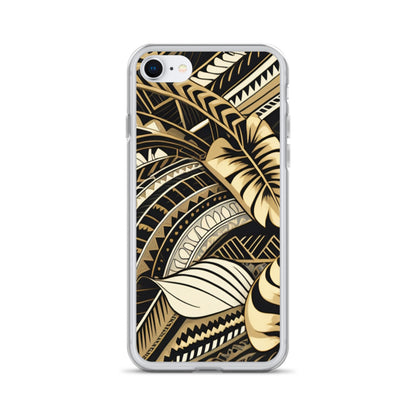 Poly-Tattoo Gold Clear Case for iPhone®