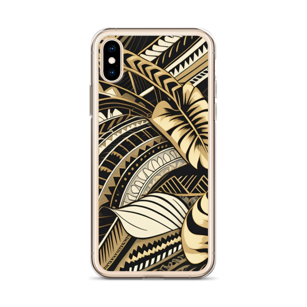 Poly-Tattoo Gold Clear Case for iPhone®