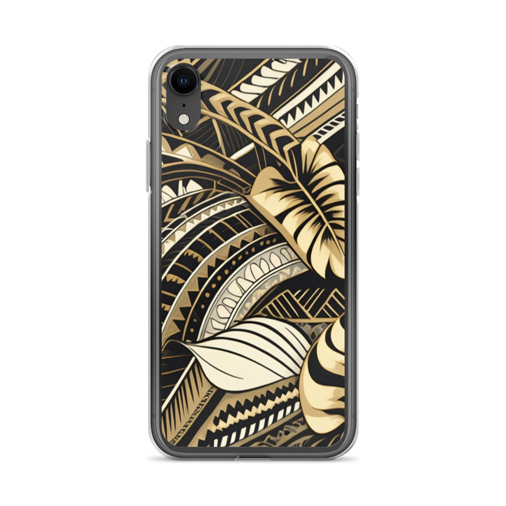 Poly-Tattoo Gold Clear Case for iPhone®