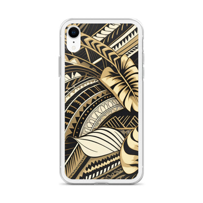 Poly-Tattoo Gold Clear Case for iPhone®