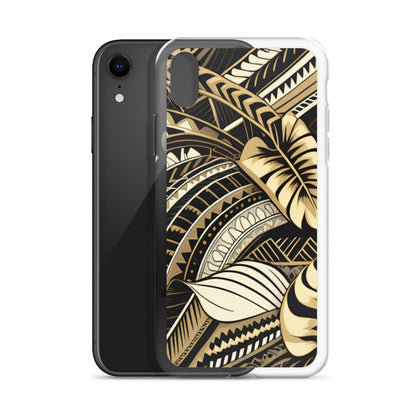 Poly-Tattoo Gold Clear Case for iPhone®