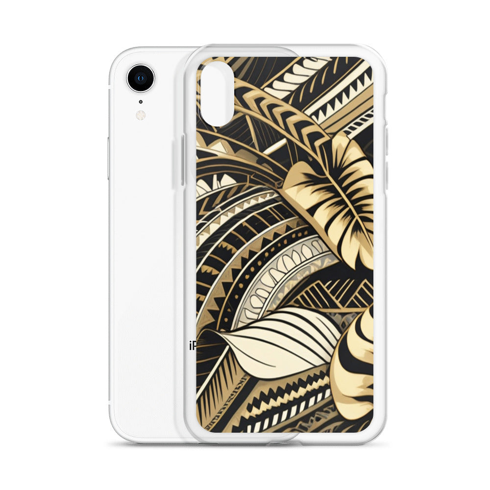 Poly-Tattoo Gold Clear Case for iPhone®