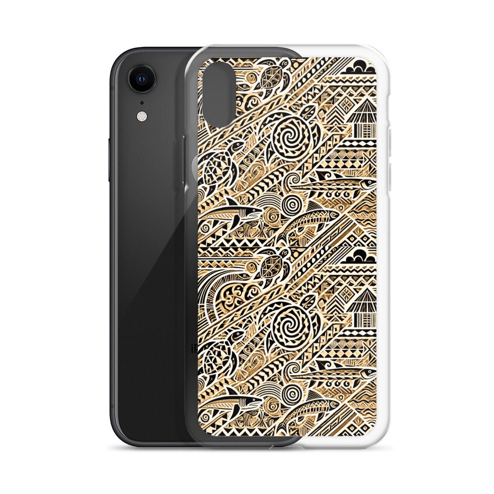 Indigital Tan Clear Case for iPhone®