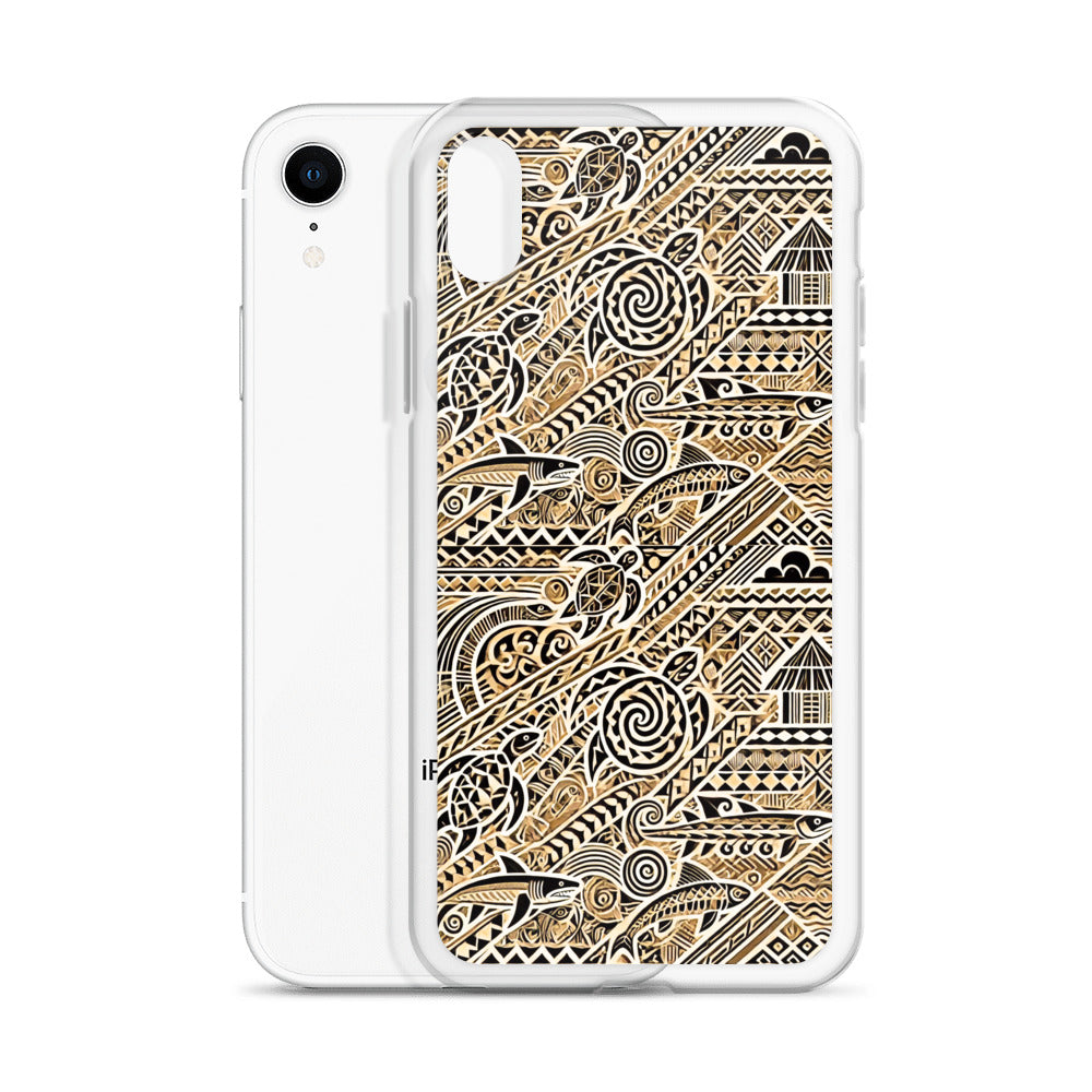 Indigital Tan Clear Case for iPhone®