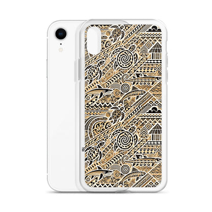 Indigital Tan Clear Case for iPhone®