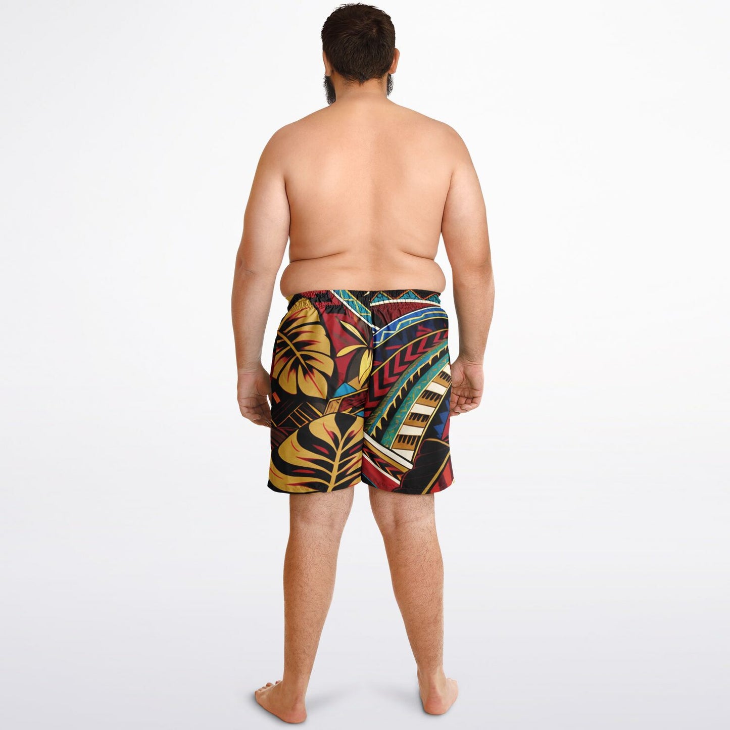 Tribal Plus-size Swim Trunks - Makaha