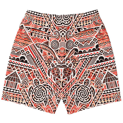 Tribal Long Shorts - Indigital Pink Salmon