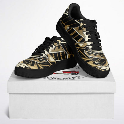 Tribal Core Low Shoes - Poly-Tattoo Gold-Black