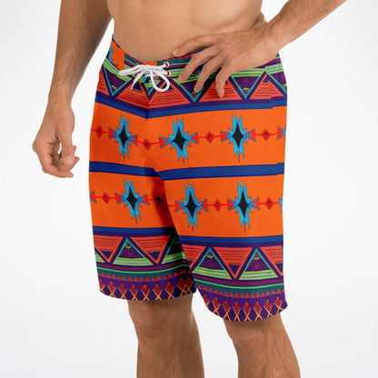 Tribal Surfer Board Shorts - Ewa Beach