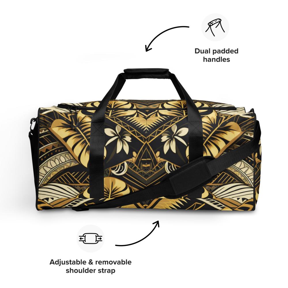 Tribal Duffle Bag - Poly-Tattoo, Gold