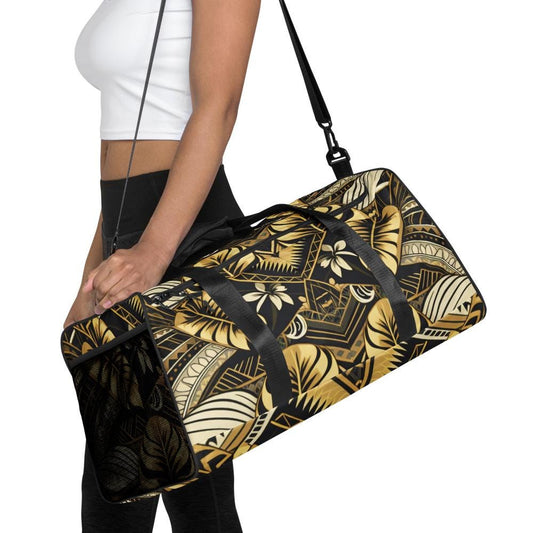 Tribal Duffle Bag - Poly-Tattoo, Gold