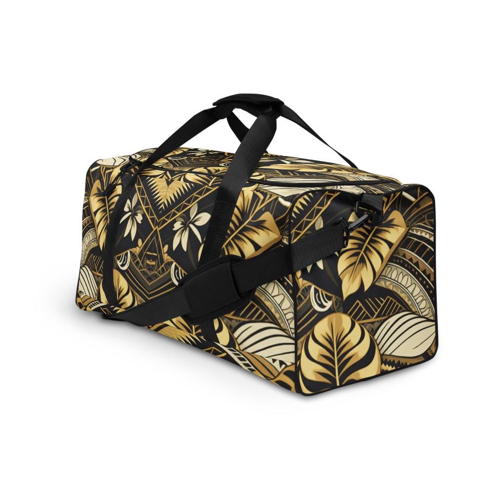 Tribal Duffle Bag - Poly-Tattoo, Gold