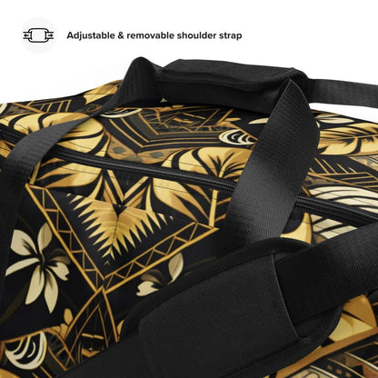 Tribal Duffle Bag - Poly-Tattoo, Gold