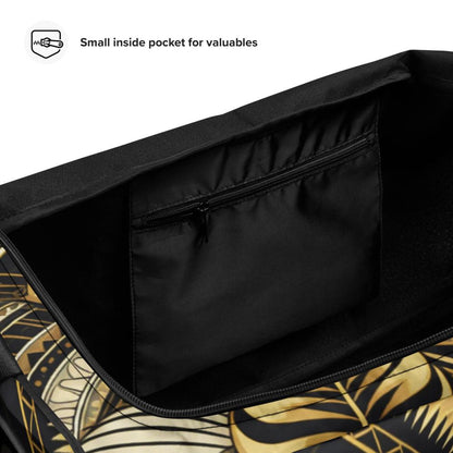 Tribal Duffle Bag - Poly-Tattoo, Gold