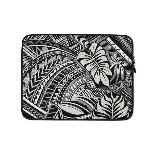 Poly-Tattoo, Silver Laptop Sleeve