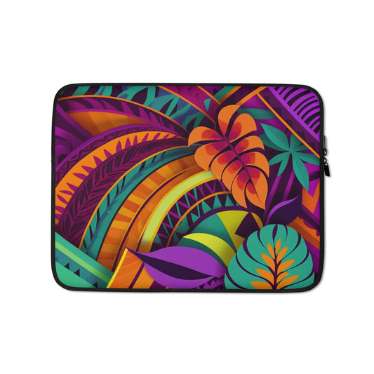 Poly Purple Swirl, Laptop Sleeve