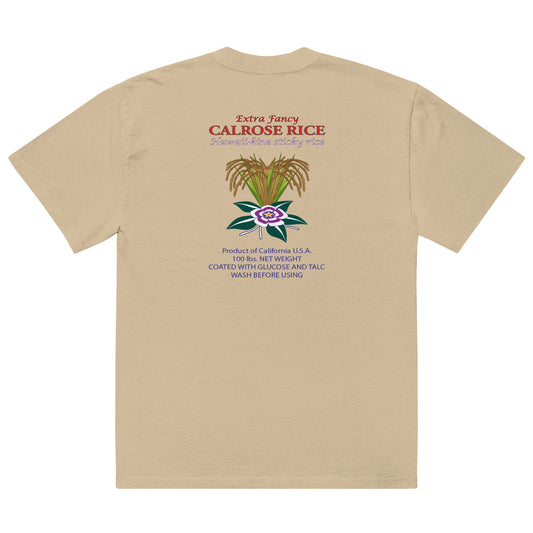 Calrose Rice Sack Oversized faded t-shirt