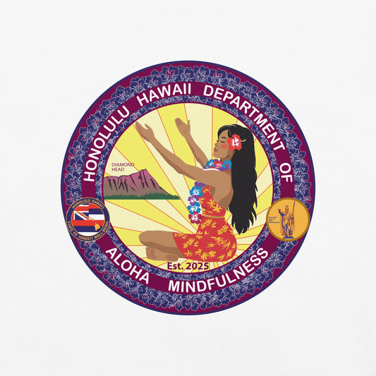 Dept. of Aloha Mindfulness - Heavyweight T-shirt